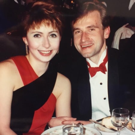On the left side Lydia Kulbida with on the right side of photo Nick Kulbida on her marriage 1992